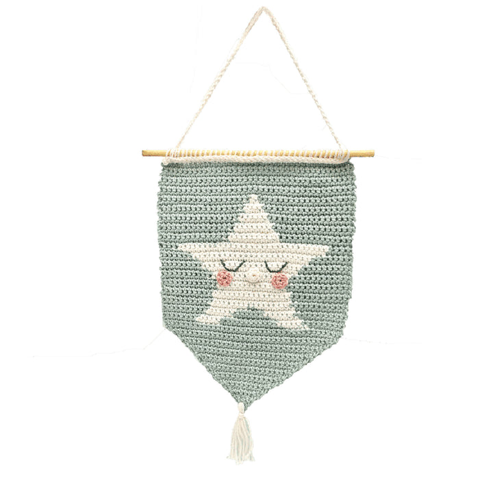 Hardicraft Plush Toys - Star Wall Hanger (Crochet) - Zoom Image