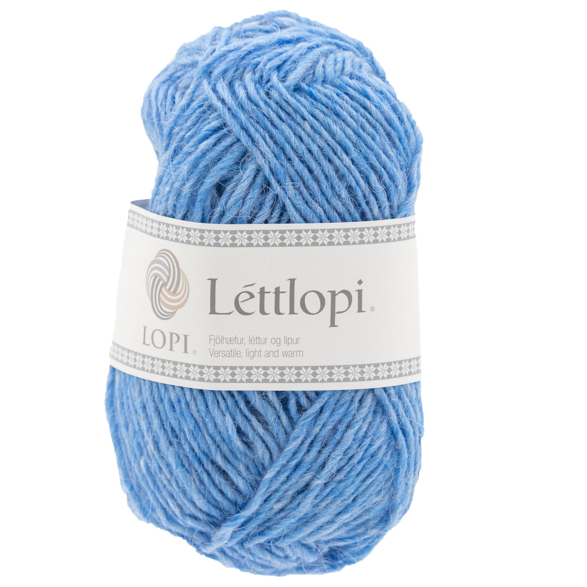 Lopi Lettlopi Yarn - 1402 Heaven Blue - Zoom Image
