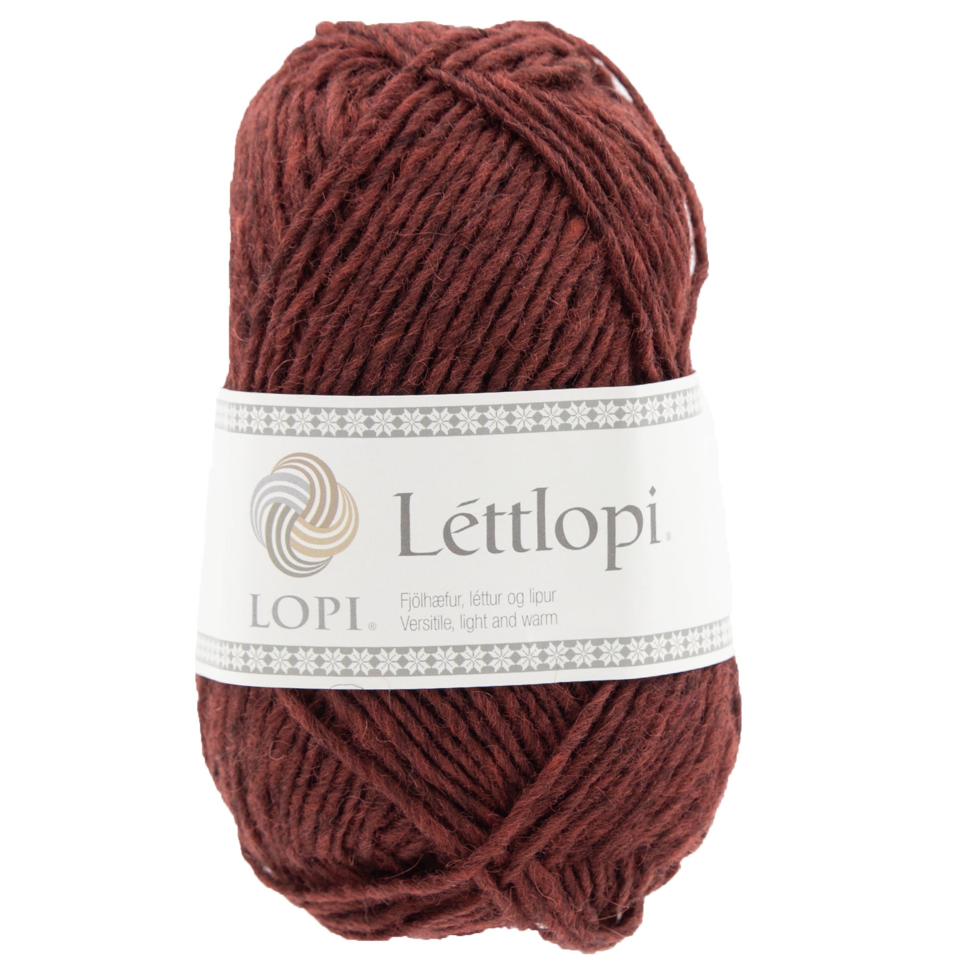 Lopi Lettlopi Yarn - 9431 Brick - Zoom Image

