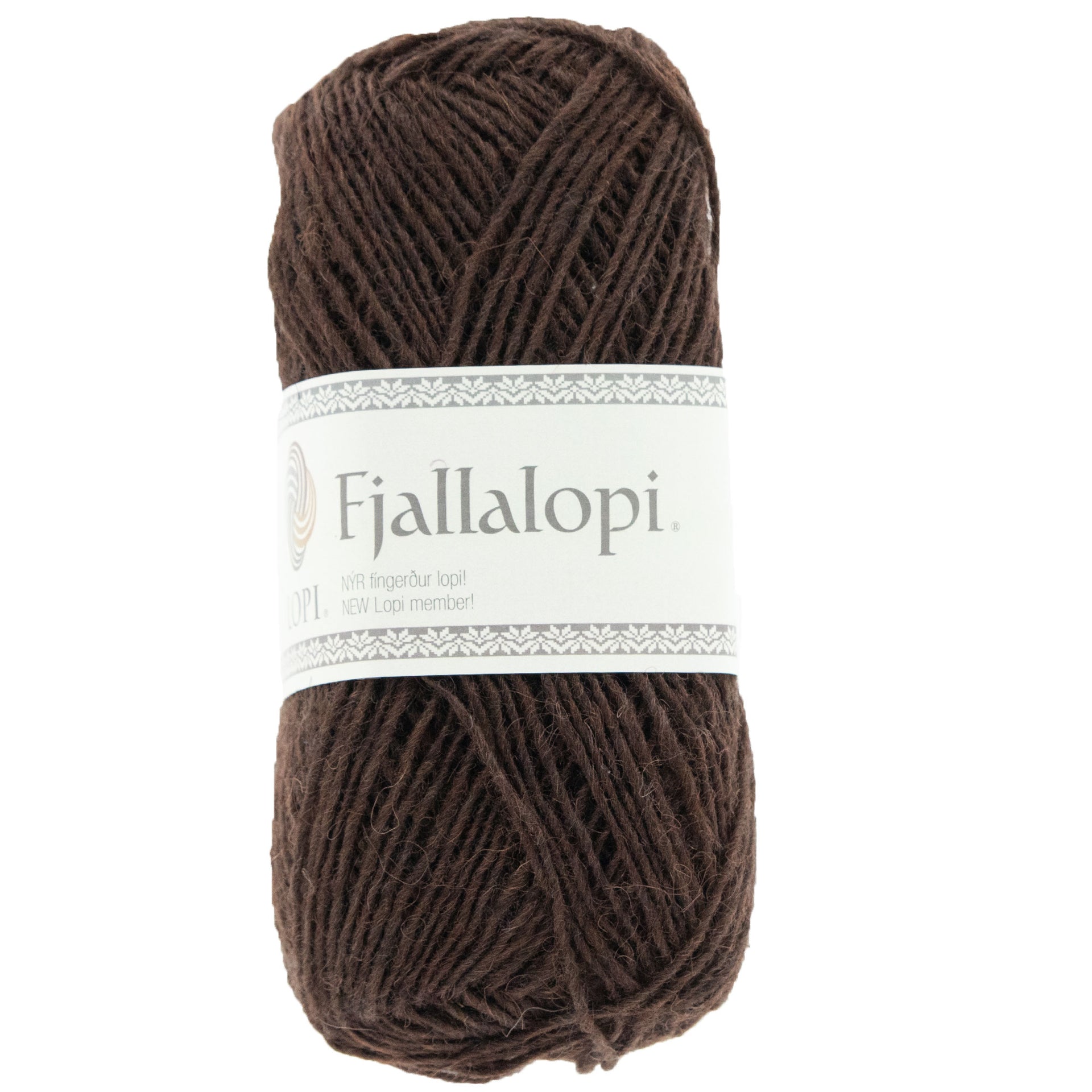 Lopi Fjallalopi Yarn - 3003 Deep Brown - Zoom Image
