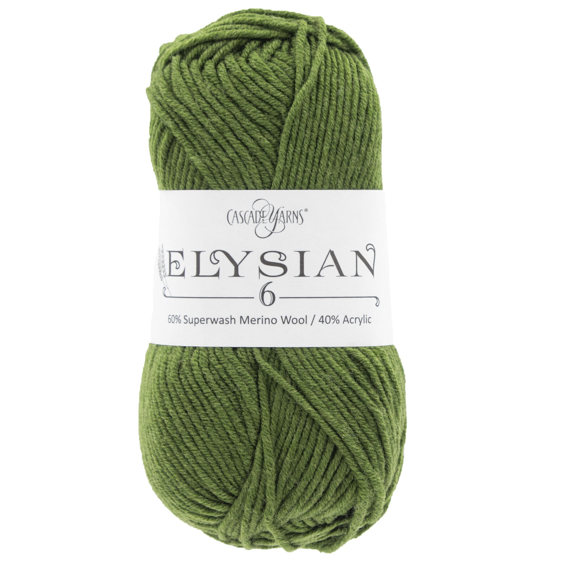 Cascade Yarns Elysian 6 Yarn - 58 Cedar Green - Zoom Image

