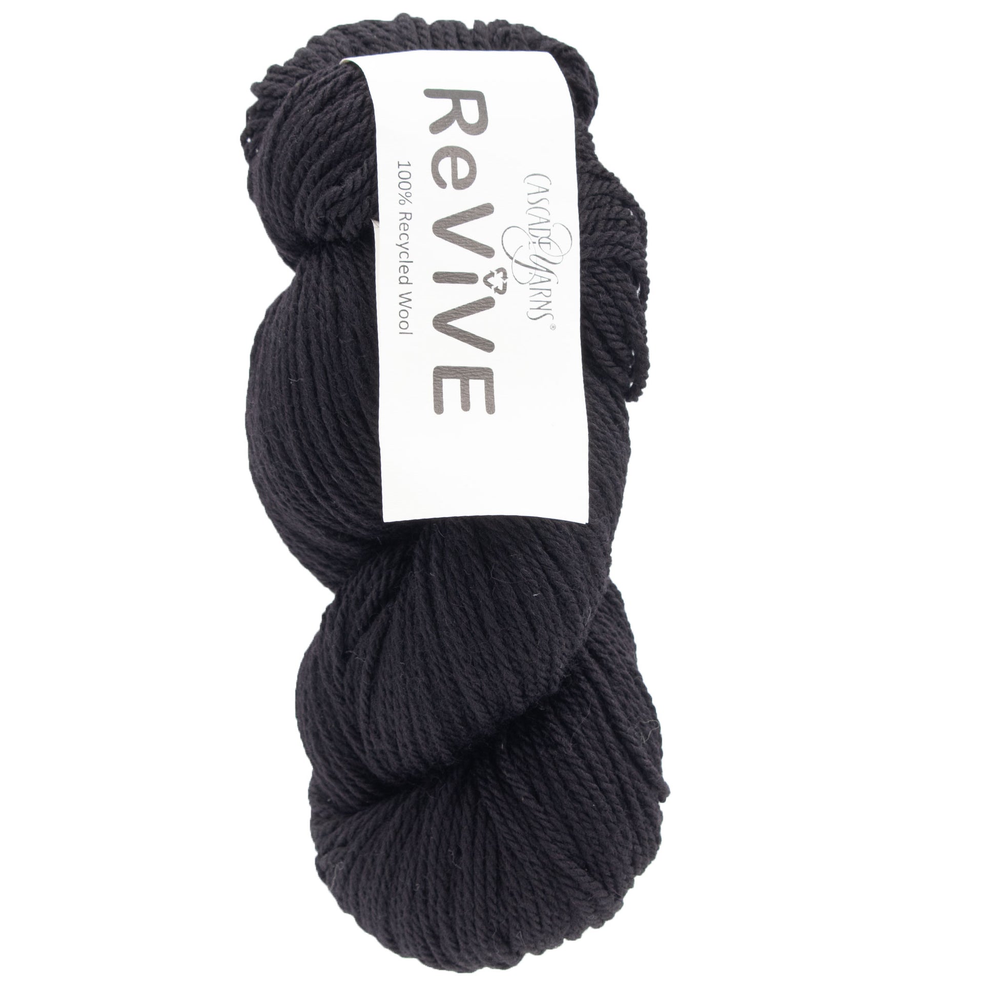 Cascade Yarns ReVive Yarn - 20 Black - Zoom Image
