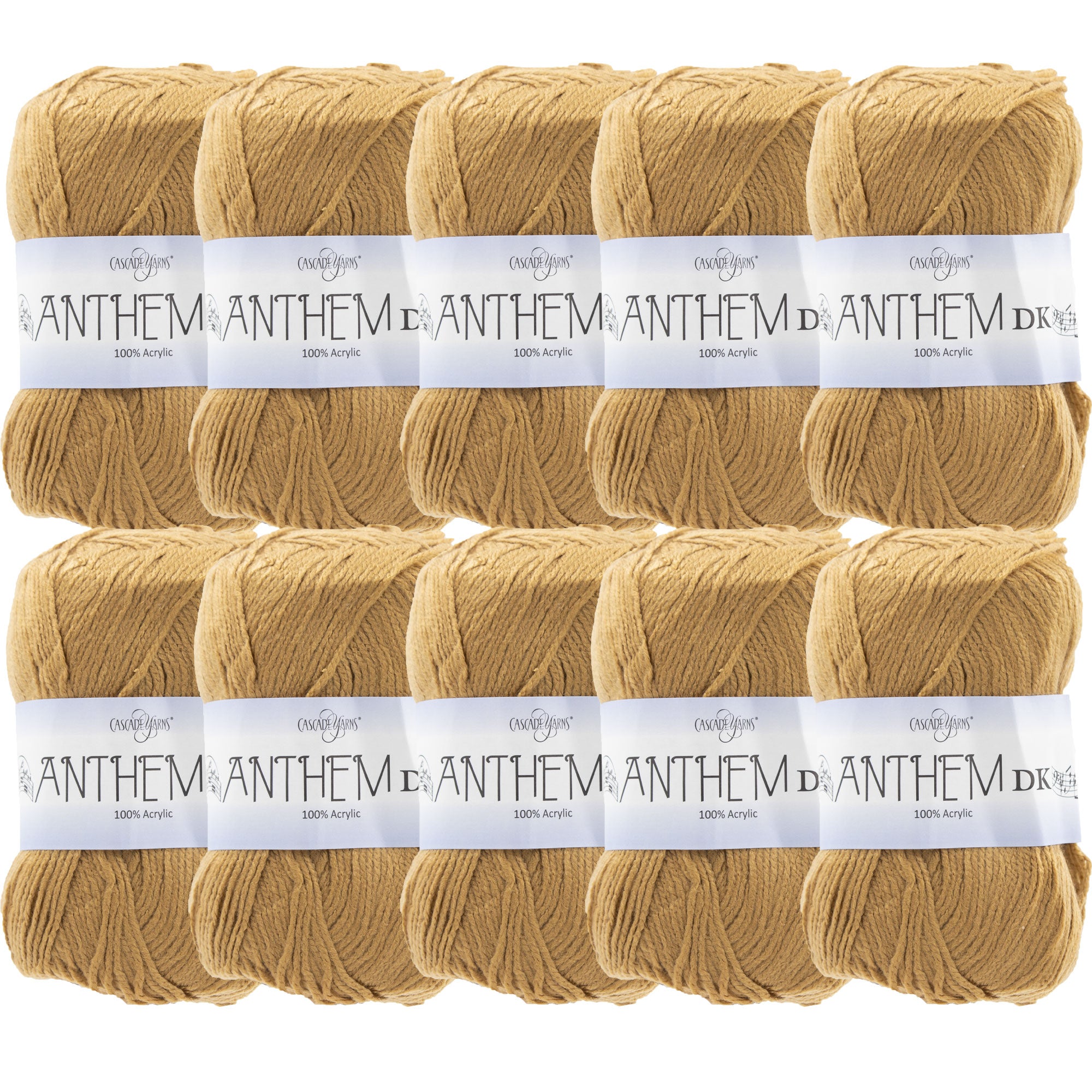 Cascade Yarns Anthem DK Yarn - 15 Camel - 10-Pack - Zoom Image