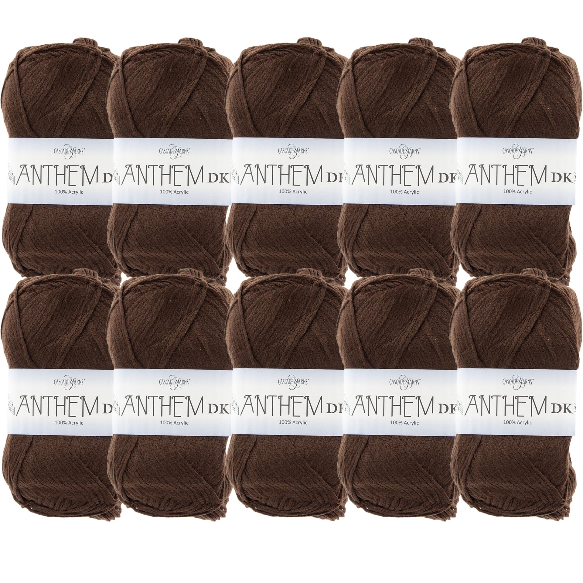 Cascade Yarns Anthem DK Yarn - 16 Cocoa - 10-Pack - Zoom Image
