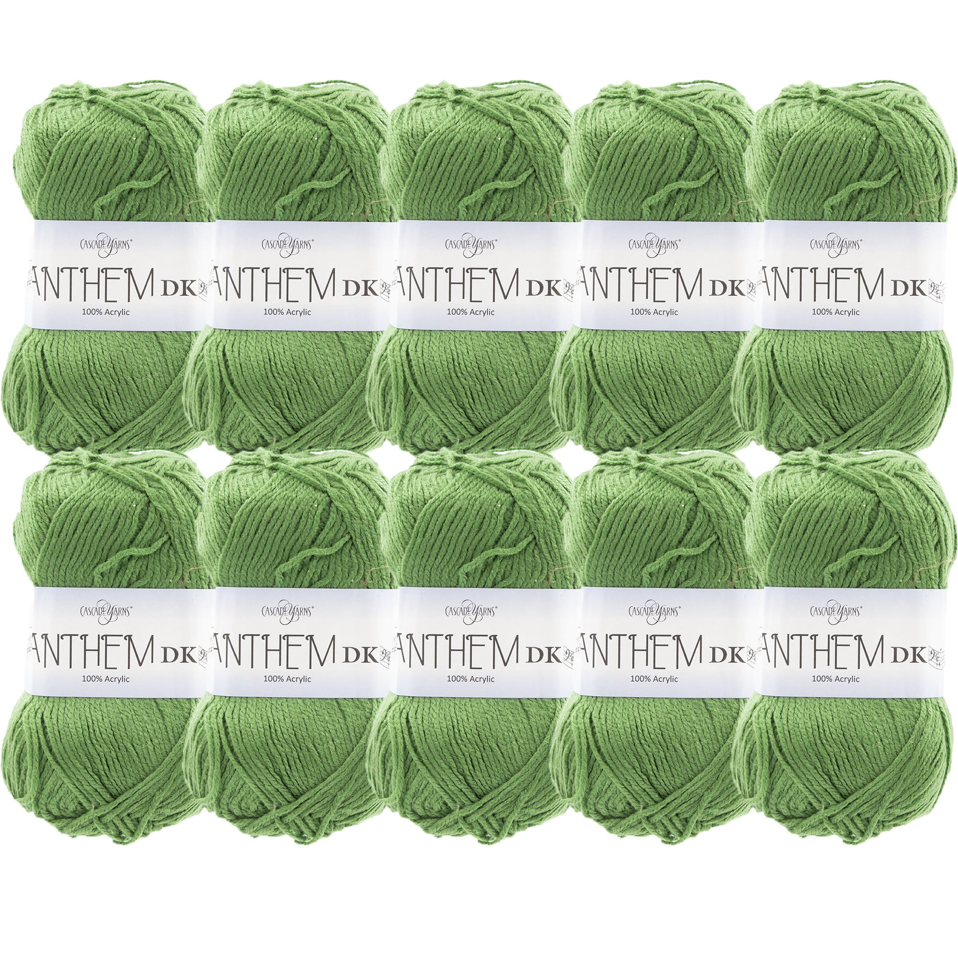Cascade Yarns Anthem DK Yarn - 44 Cactus - 10-Pack - Zoom Image
