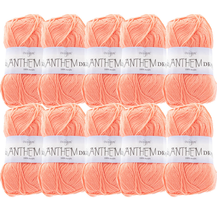 Cascade Yarns Anthem DK Yarn - 48 Peach Pink - 10-Pack - Zoom Image