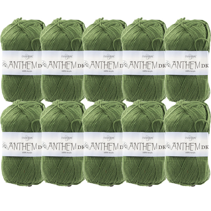 Cascade Yarns Anthem DK Yarn - 53 Chive - 10-Pack - Zoom Image
