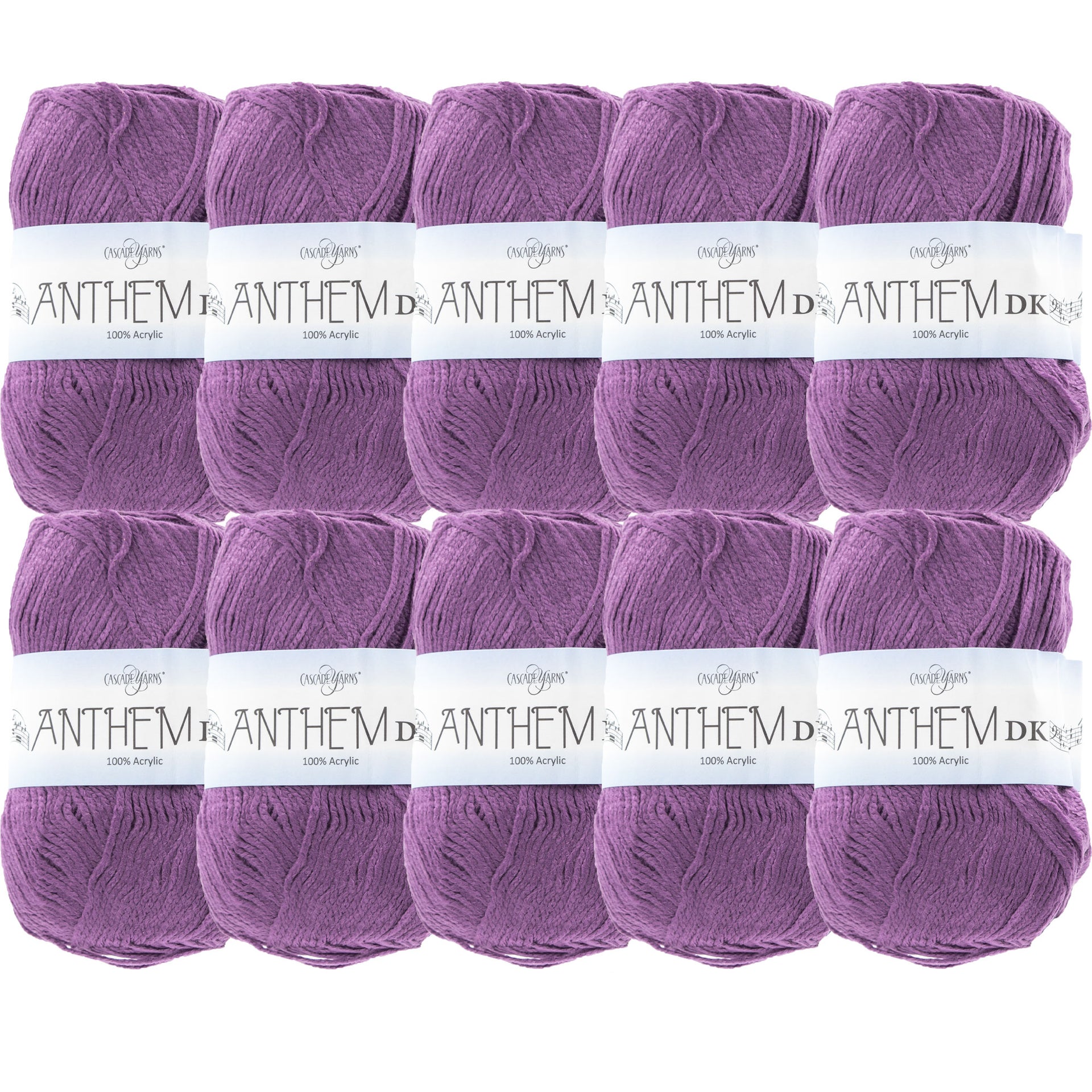 Cascade Yarns Anthem DK Yarn - 56 Spiced Plum - 10-Pack - Zoom Image
