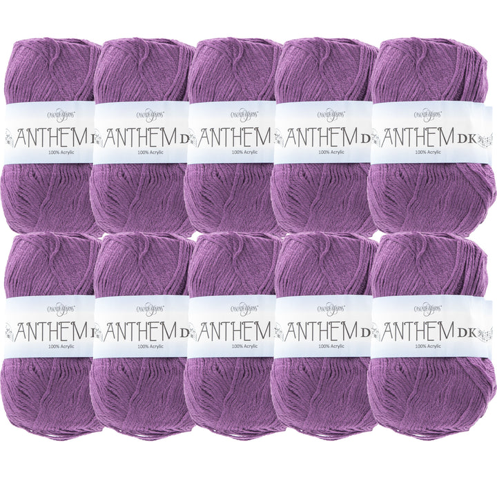 Cascade Yarns Anthem DK Yarn - 56 Spiced Plum - 10-Pack - Zoom Image