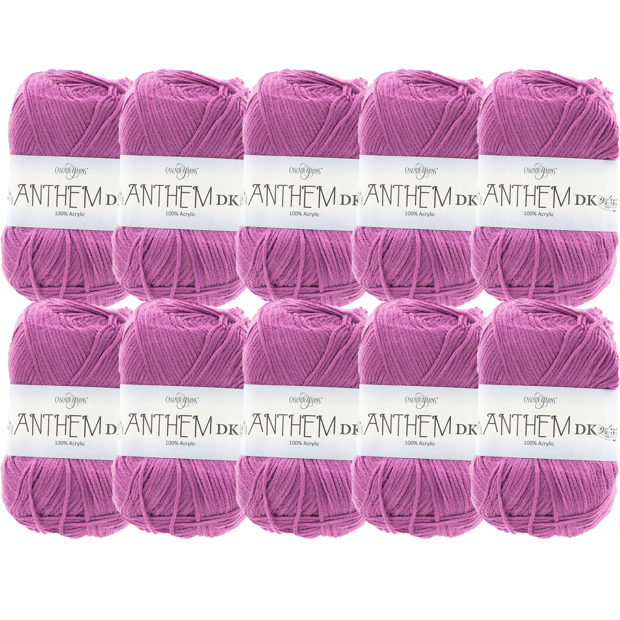 Cascade Yarns Anthem DK Yarn - 69 Orchid - 10-Pack - Zoom Image