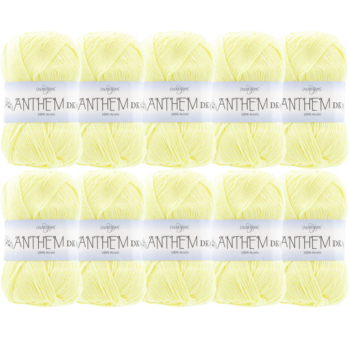 Cascade Yarns Anthem DK Yarn - 85 Lemon Ice - 10-Pack - Zoom Image