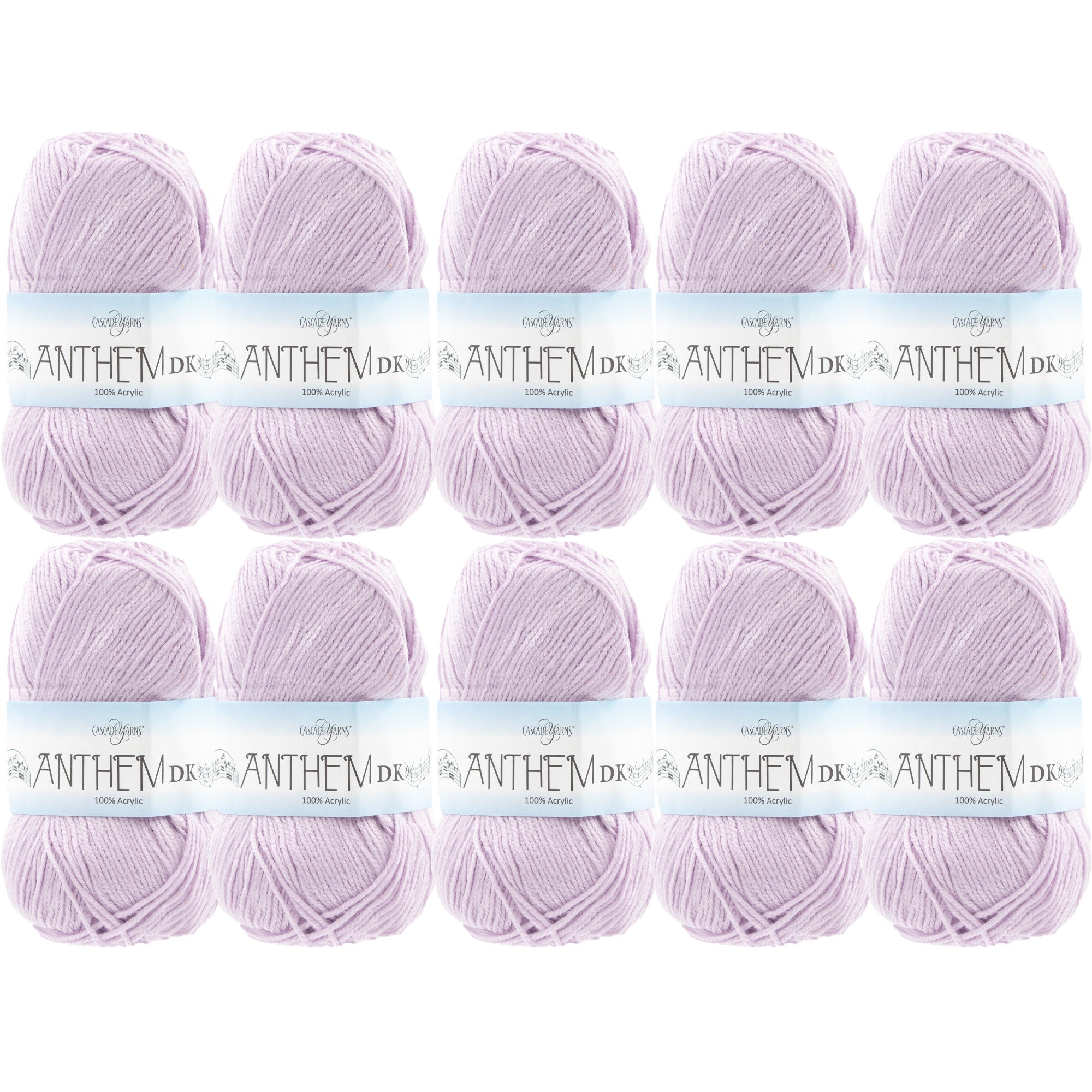 Cascade Yarns Anthem DK Yarn - 89 Lavender Fog - 10-Pack - Zoom Image