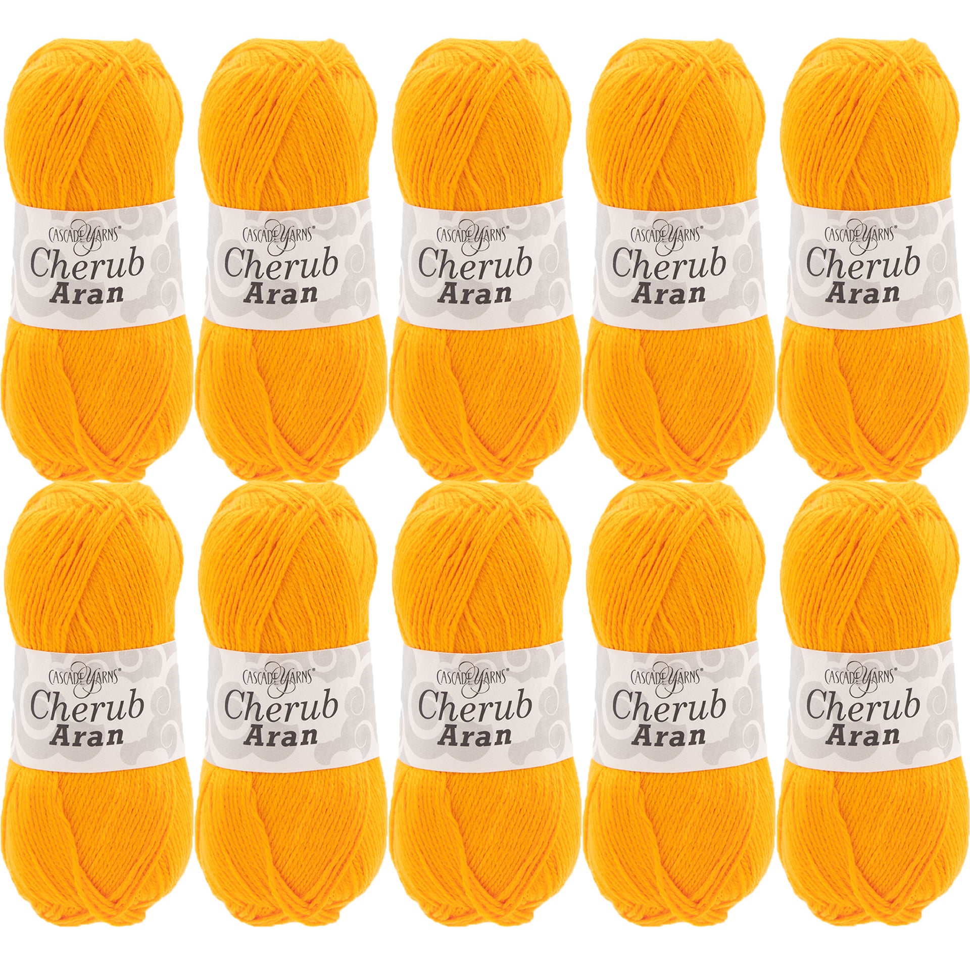 Cascade Yarns Cherub Aran Yarn - 100 Zinnia - 10-Pack - Zoom Image
