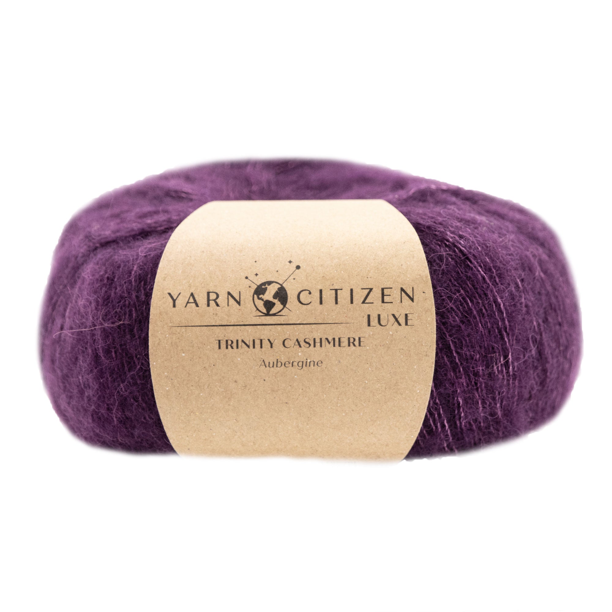 Yarn Citizen Trinity Cashmere Yarn - Aubergine - Zoom Image
