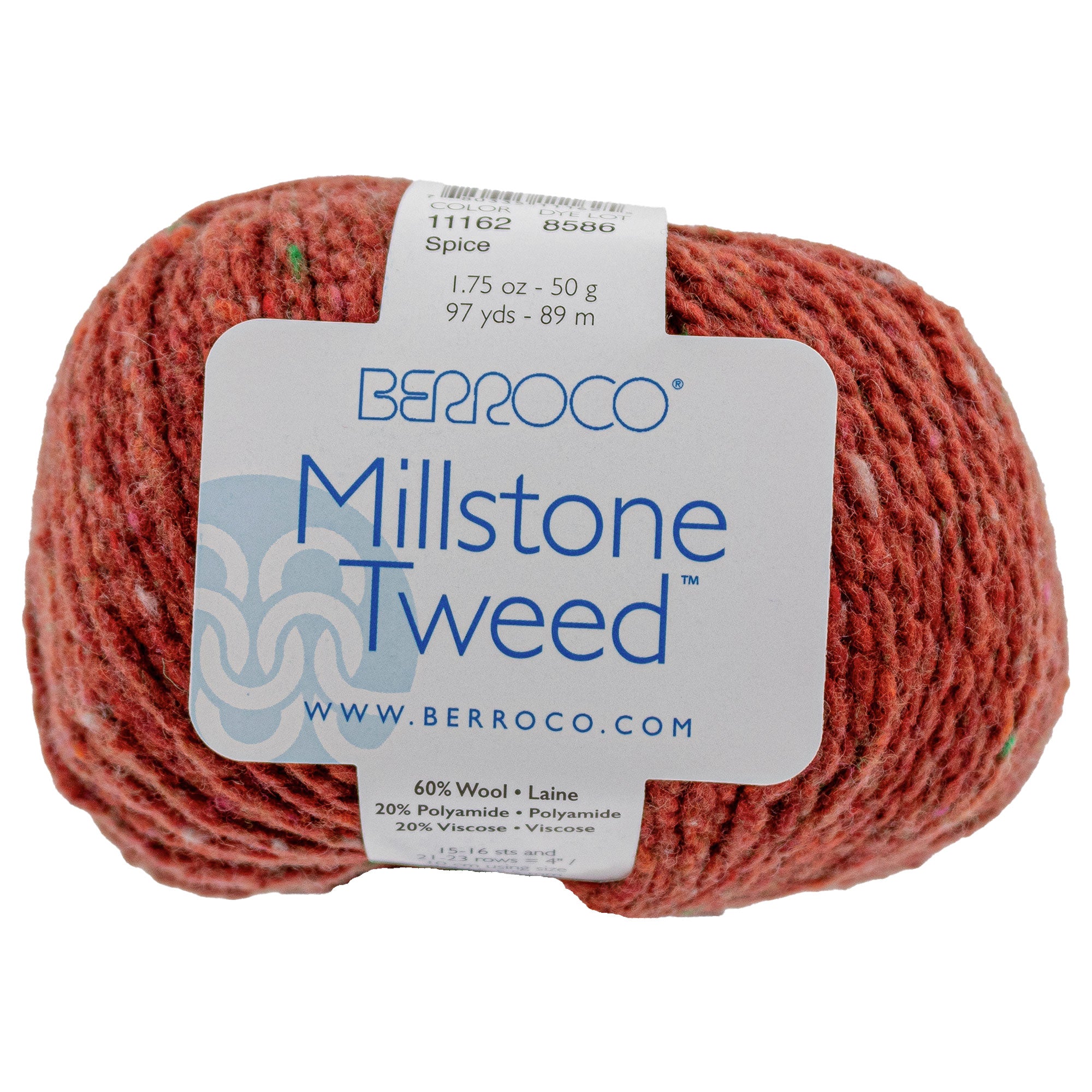 Berroco Millstone Tweed Yarn - 11162 Spice - Zoom Image