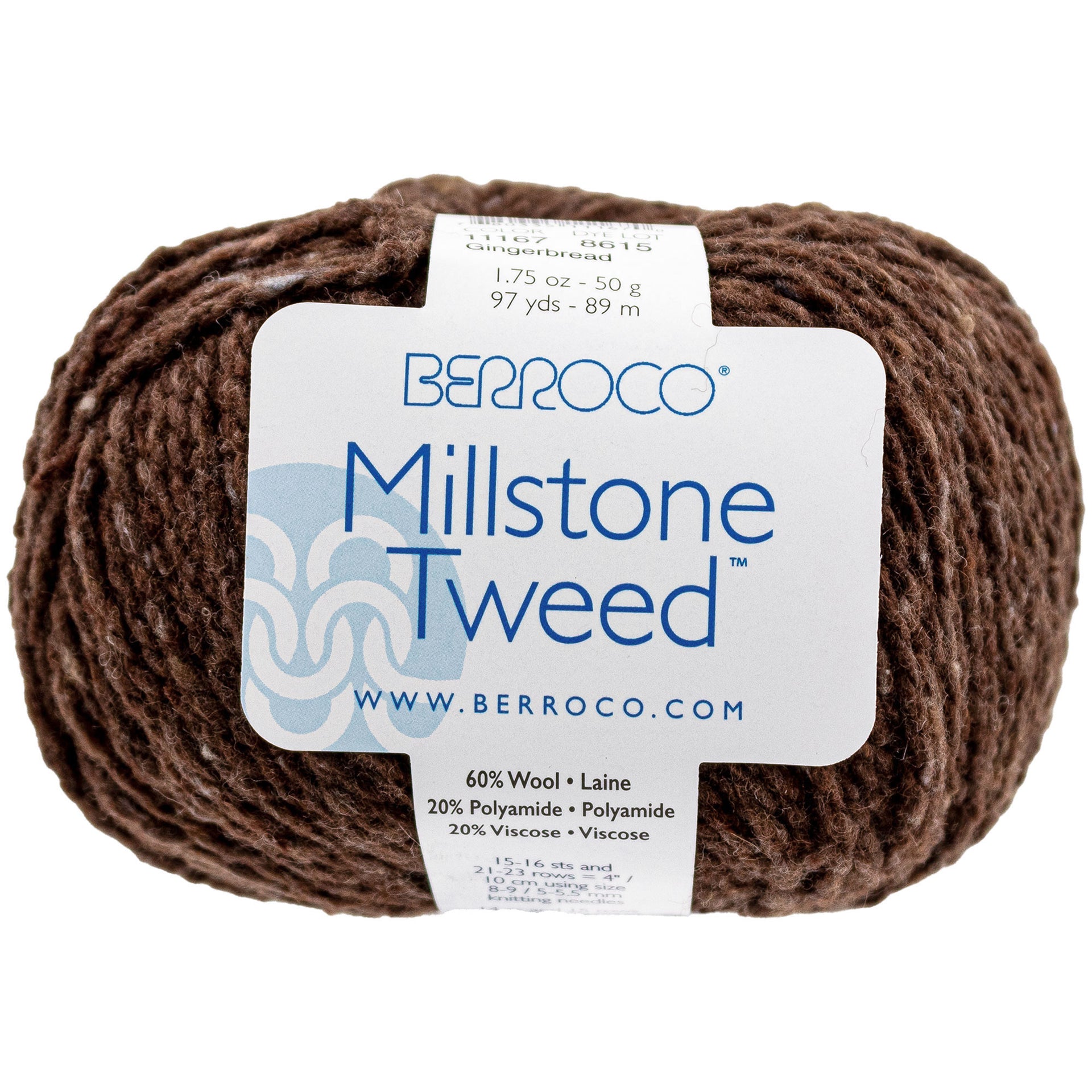 Berroco Millstone Tweed Yarn - 11167 Gingerbread - Zoom Image
