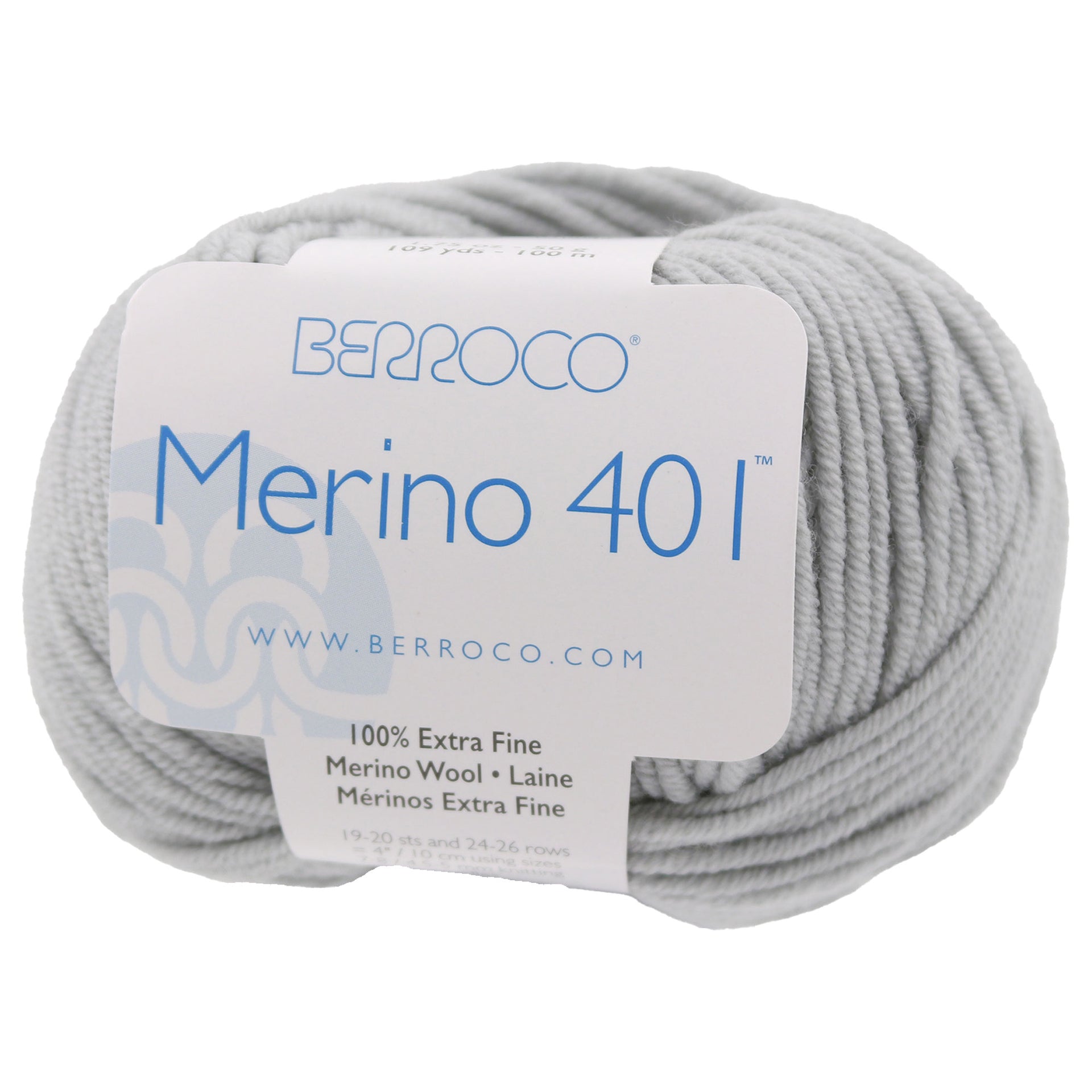 Berroco Merino 401 Yarn - 11203 Cloud - Zoom Image
