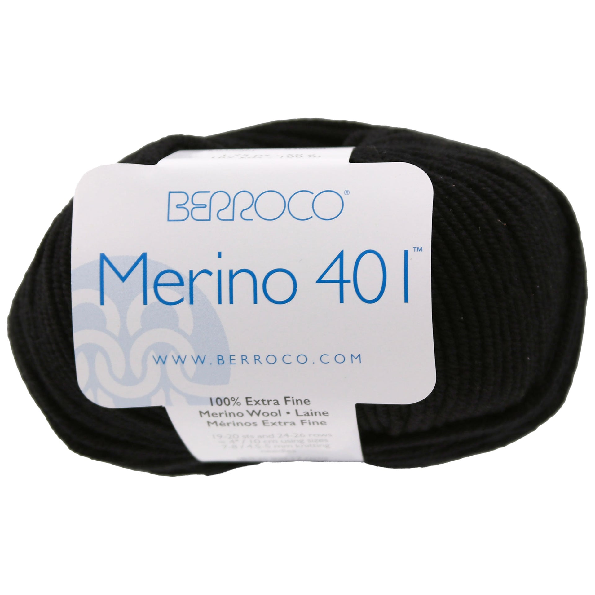 Berroco Merino 401 Yarn - 11234 Midnight - Zoom Image

