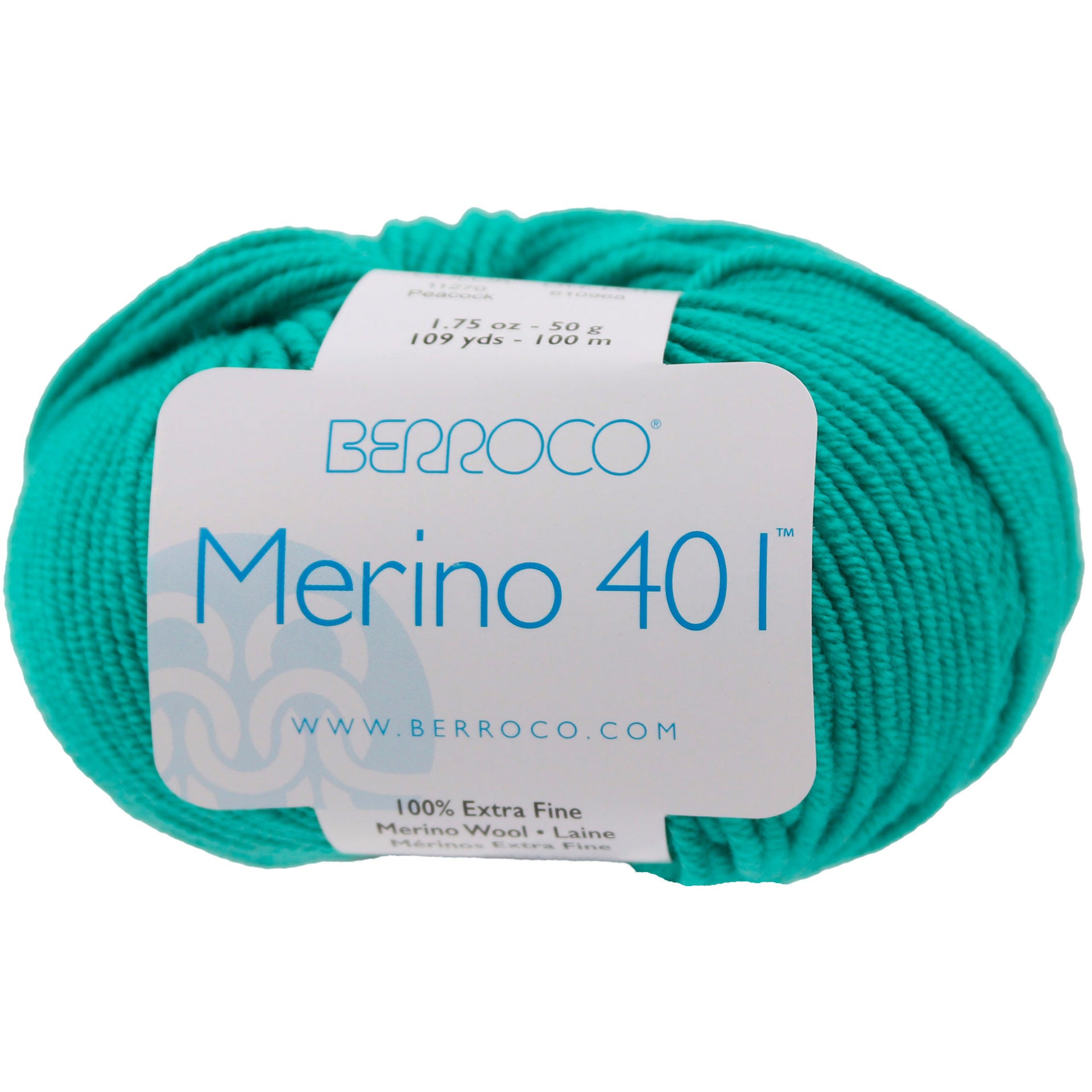 Berroco Merino 401 Yarn - 11270 Peacock - Zoom Image
