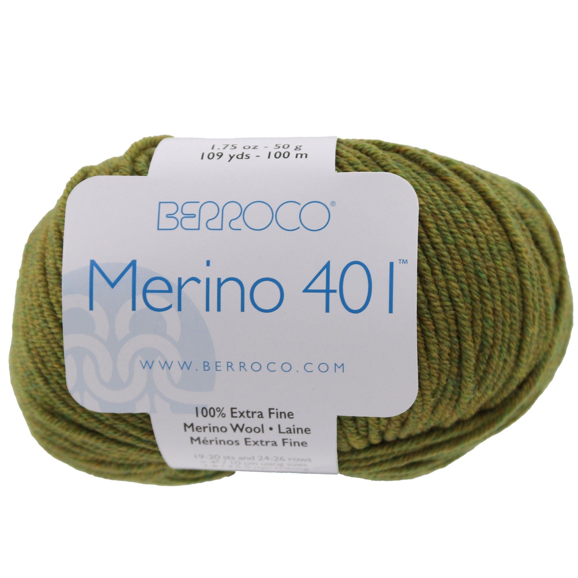 Berroco Merino 401 Yarn - 11273 Moss - Zoom Image
