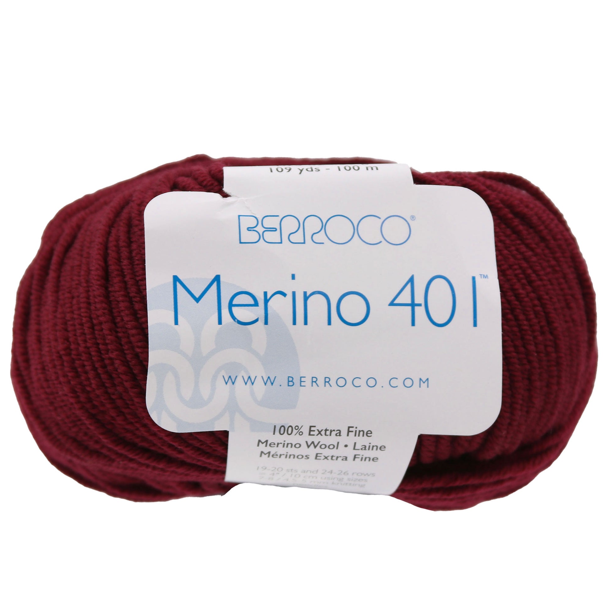 Berroco Merino 401 Yarn - 11260 Merlot - Zoom Image
