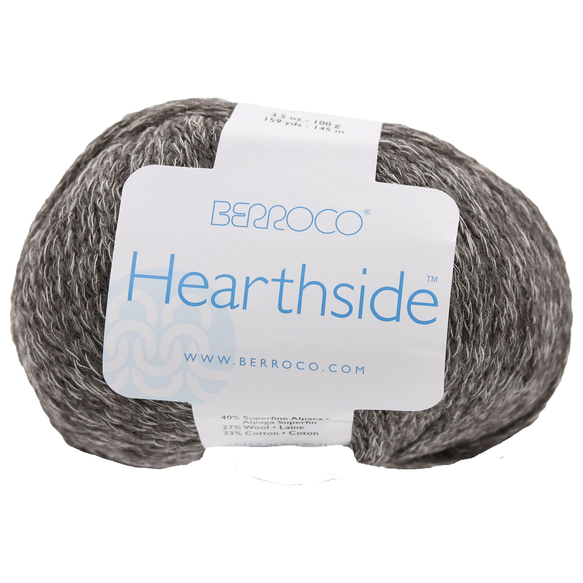 Berroco Hearthside Yarn - 11009 Ebony - Zoom Image
