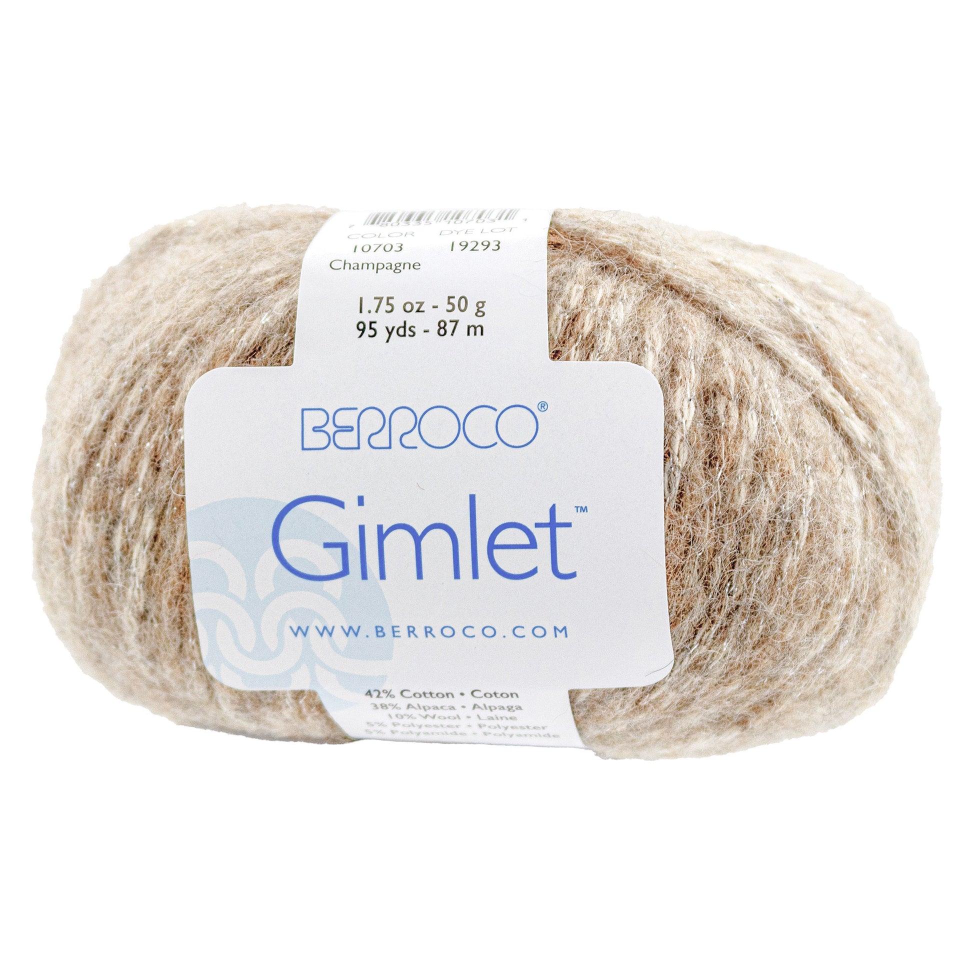 Berroco Gimlet Yarn - 10703 Champagne - Zoom Image
