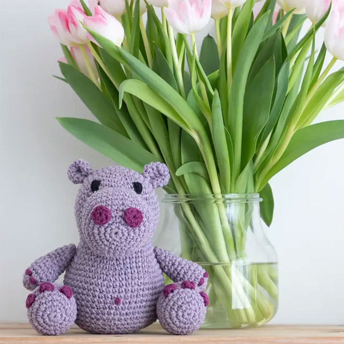 Hoooked Plush Crochet Toys - Hippo Hugo - Extra Image
