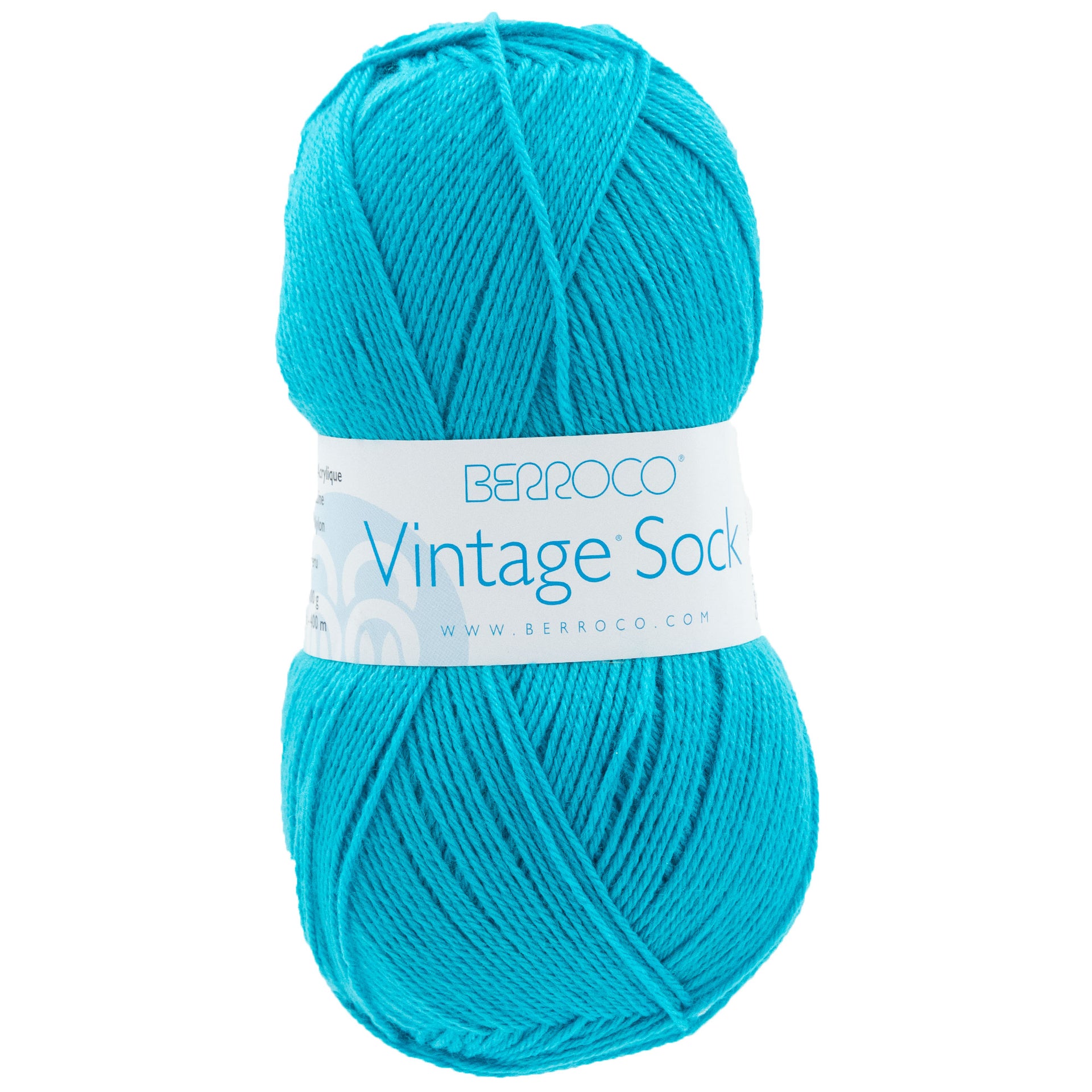 Berroco Vintage Sock Yarn - 12134 Horizon Blue - Zoom Image
