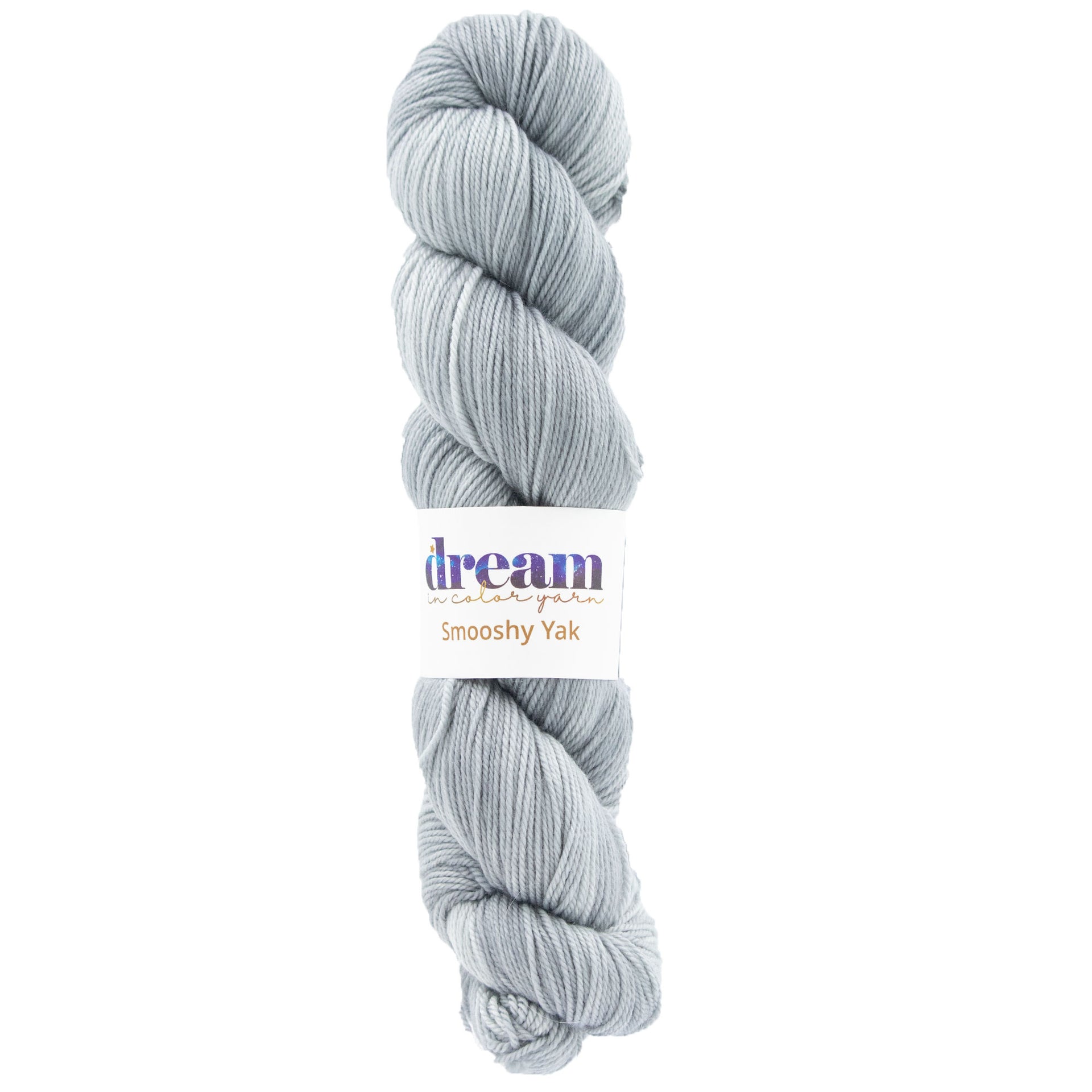 Dream in Color Smooshy Yak Yarn - Grey Tabby - Zoom Image
