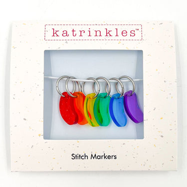 Katrinkles Stitch Markers - Jimmy Beans Wool Exclusive - Rings - Zoom Image