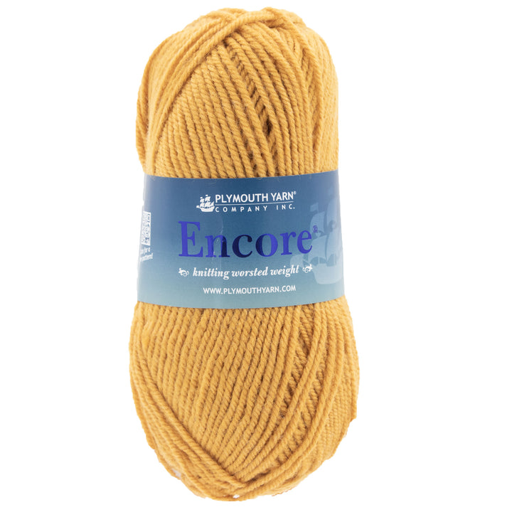 Plymouth Yarn Encore Worsted Yarn - 9862 Sunflower - Zoom Image