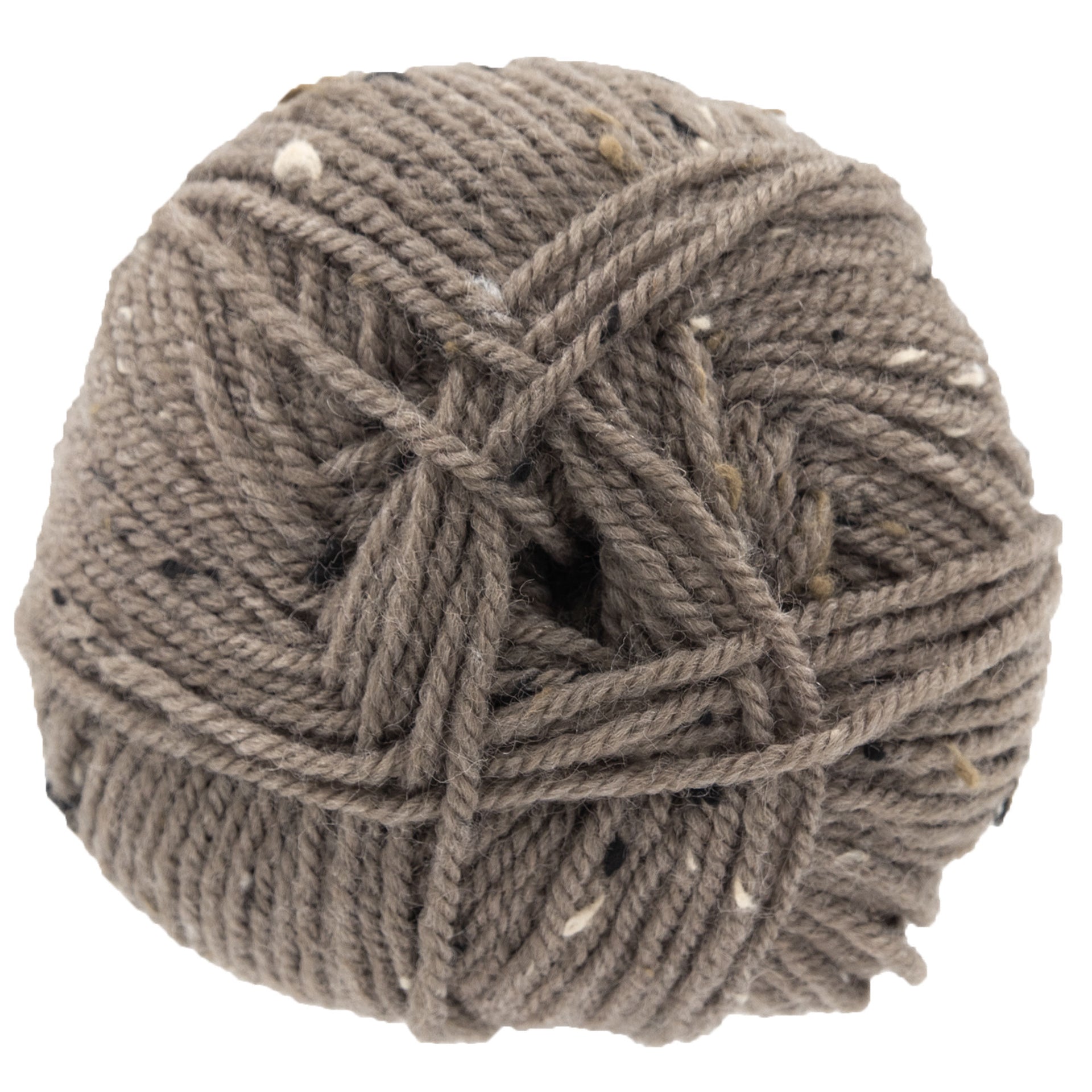 Plymouth Yarn Encore Tweed Yarn - 1204 Brownstone - Zoom Image
