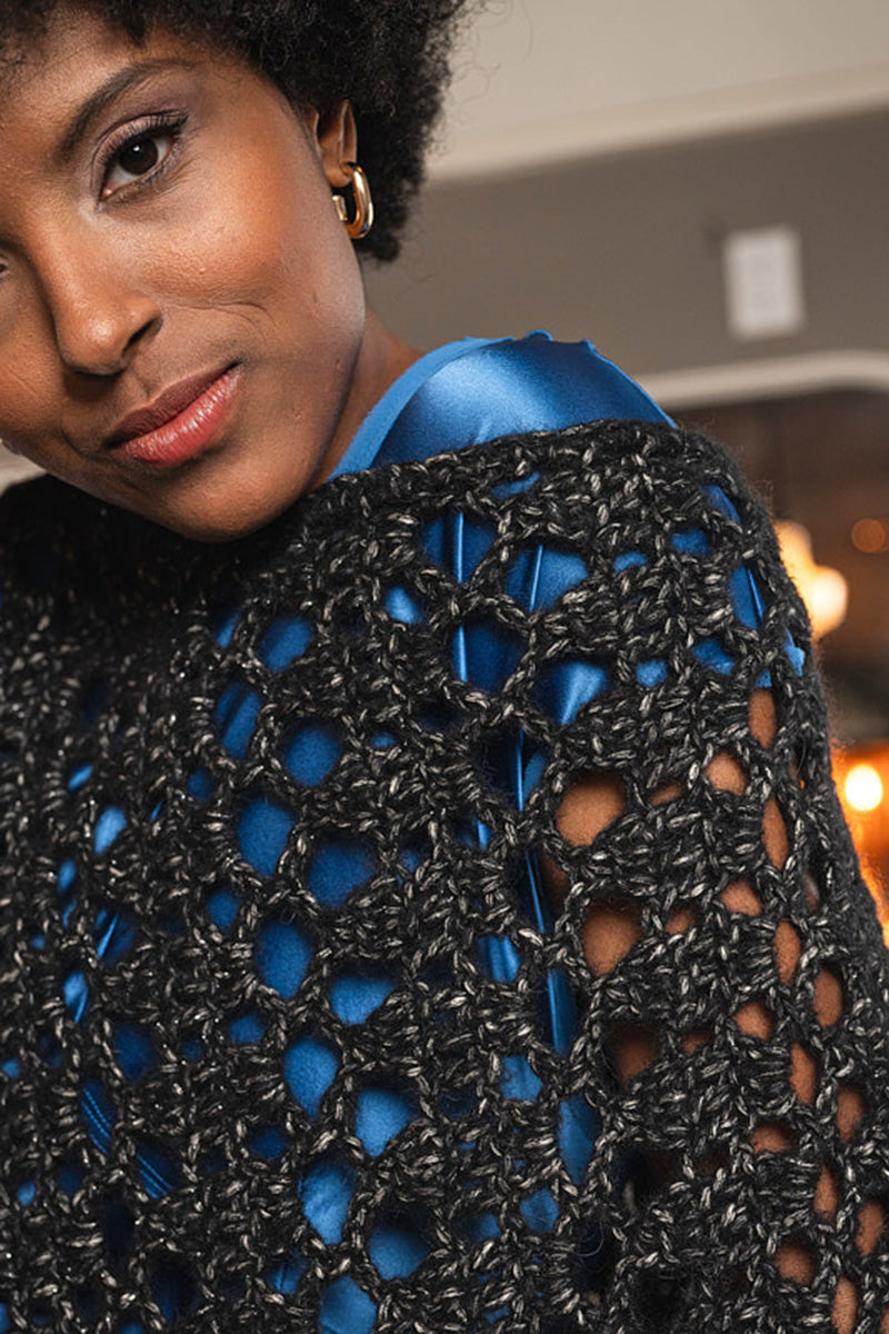 Berroco Gimlet Patterns - Bismuth Poncho - PDF Download - Extra Image