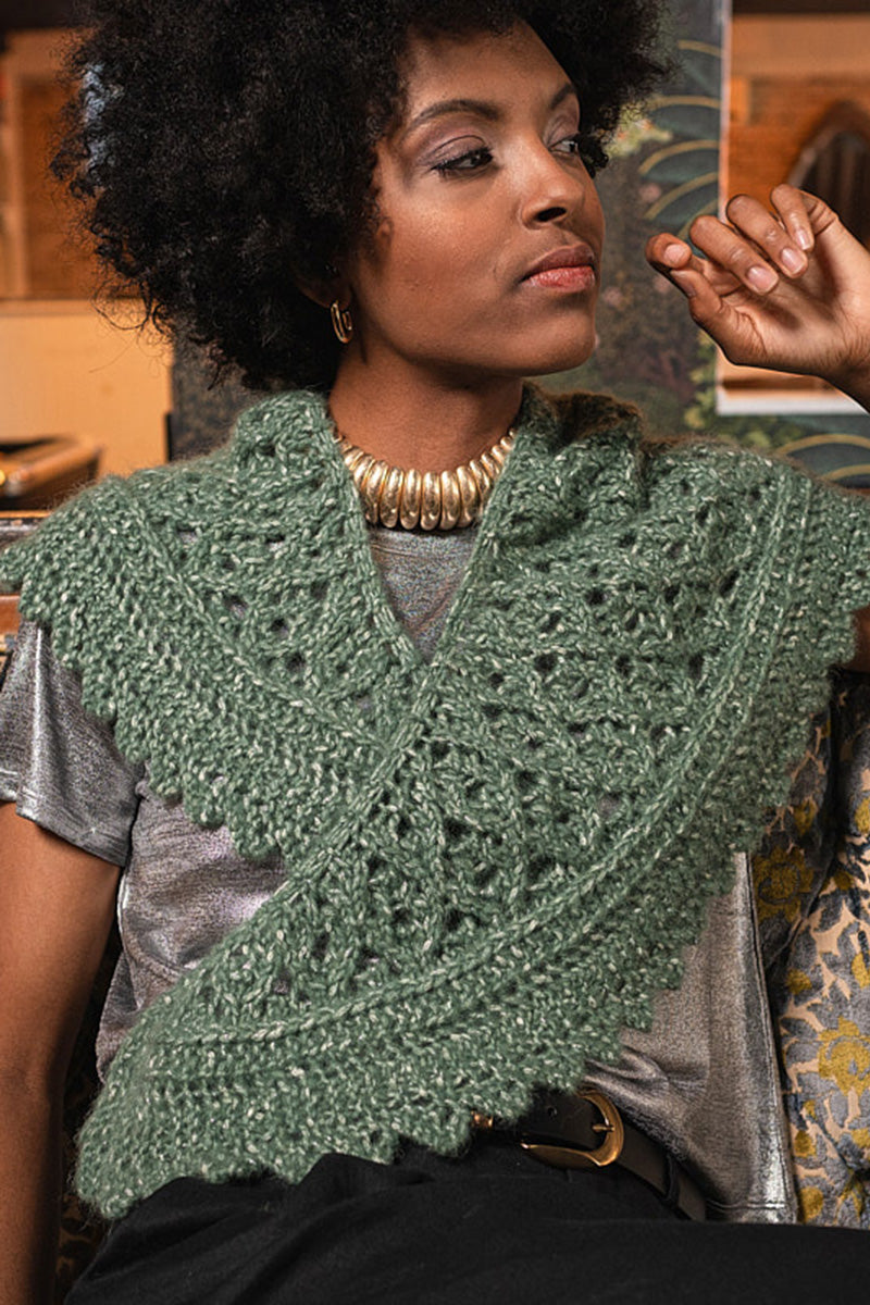 Berroco Gimlet Patterns - Peridot Shawl - PDF Download - Extra Image