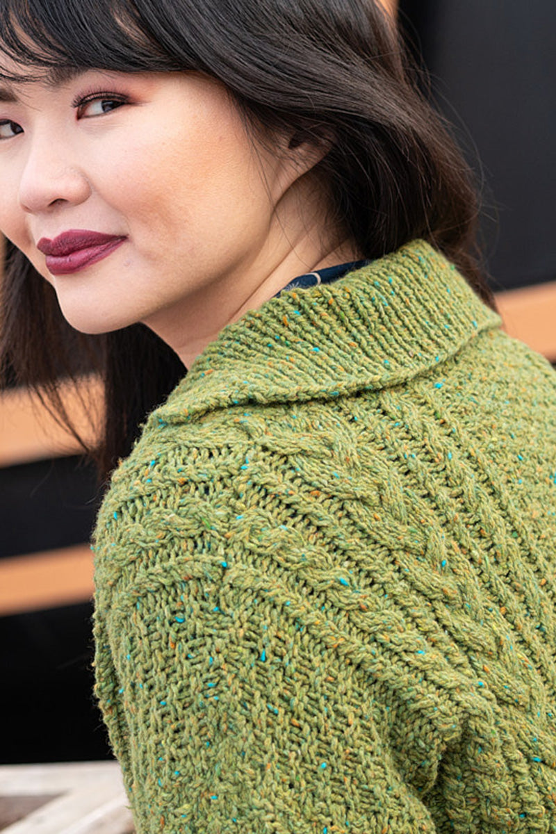 Berroco Millstone Tweed Patterns - Graves Cardigan - PDF Download - Extra Image