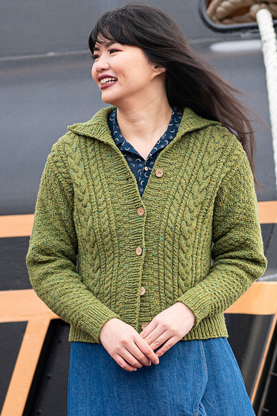 Berroco Millstone Tweed Patterns - Graves Cardigan - PDF Download