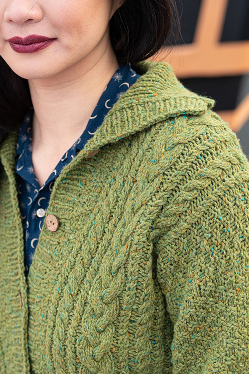 Berroco Millstone Tweed Patterns - Graves Cardigan - PDF Download - Extra Image