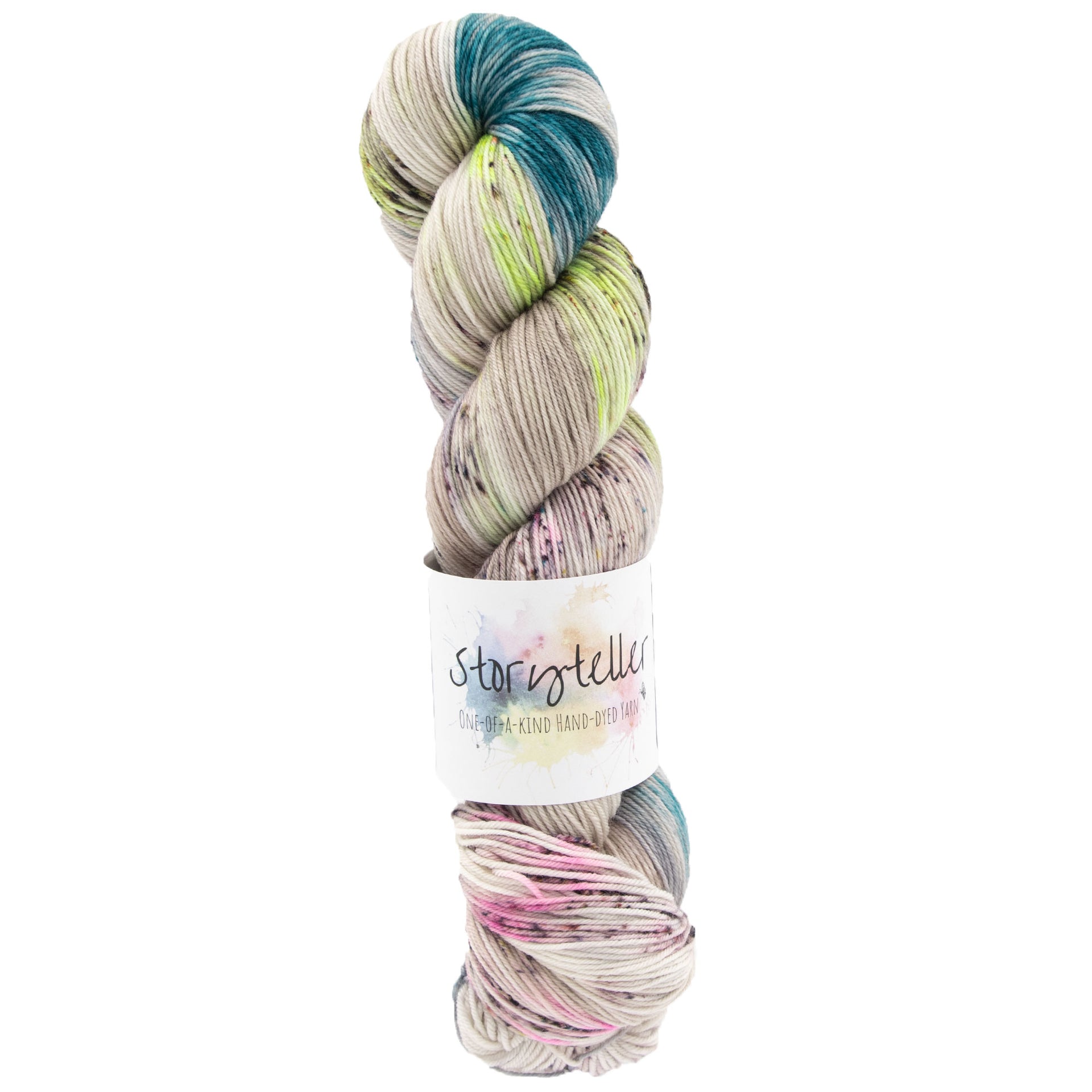 Storyteller Yarn Sock Yarn - Electric Shore - Zoom Image
