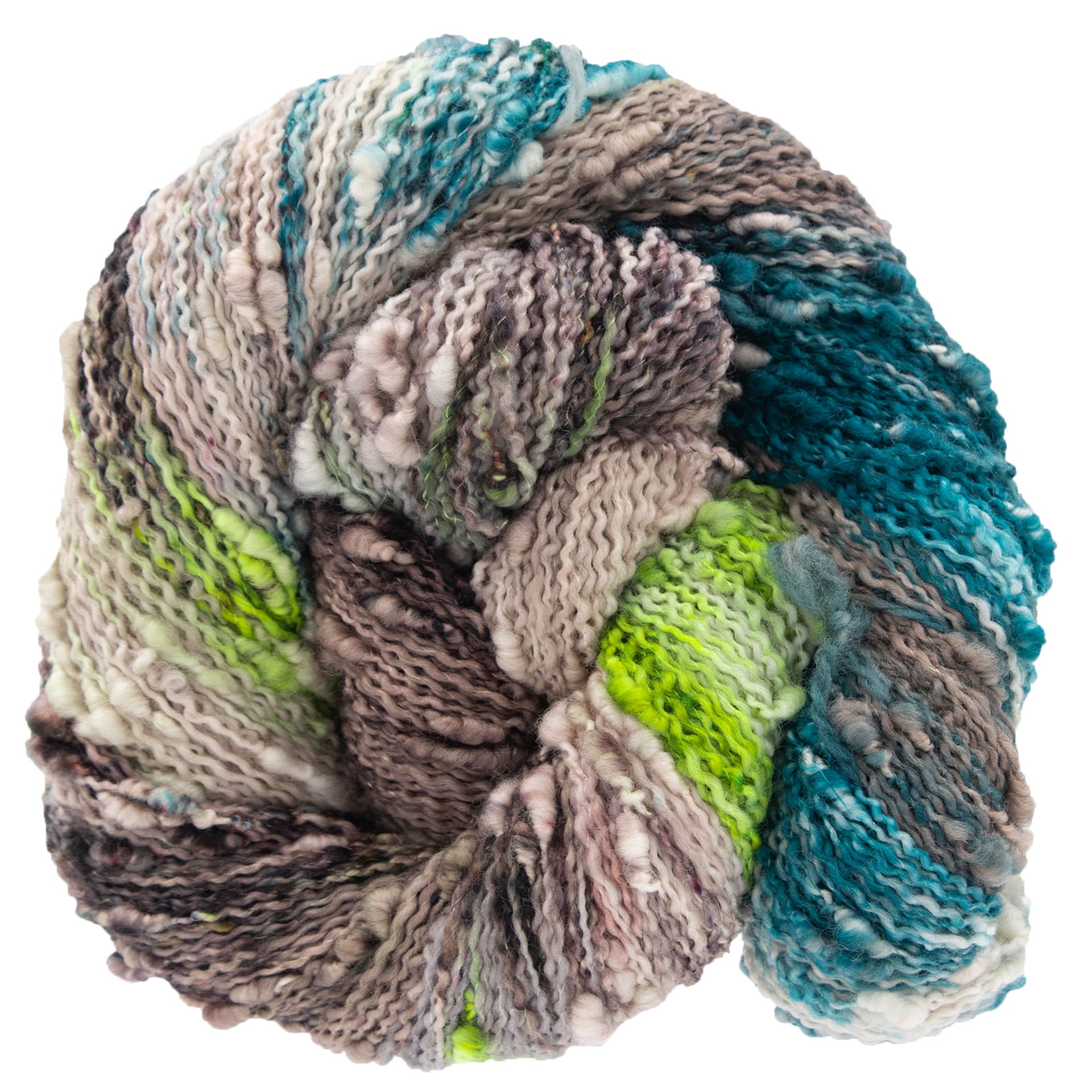 Storyteller Yarn Slub Knot Yarn - Electric Shore - Zoom Image
