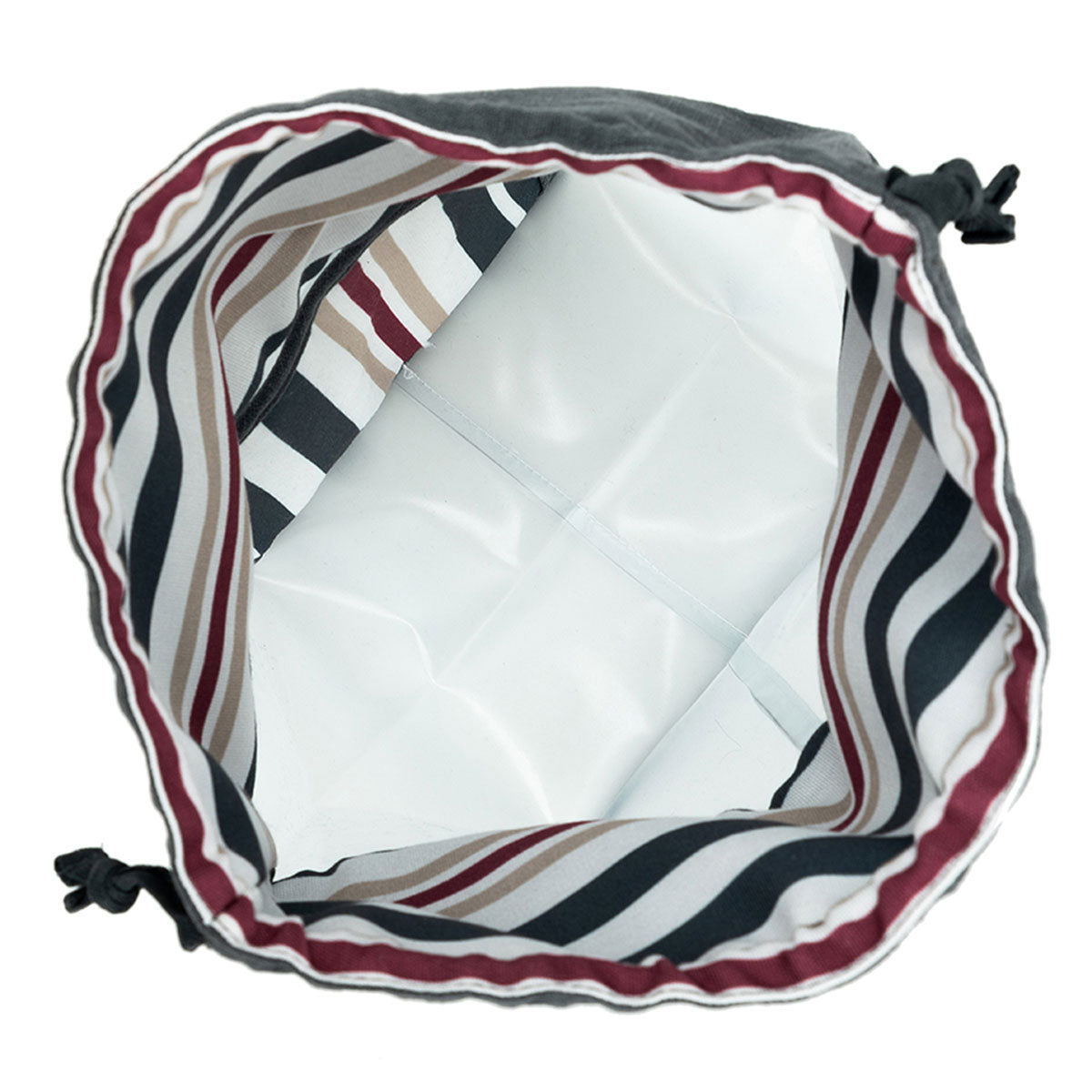 della Q Chicken Boots Double Double Project Bag - *Linen - Pebble - Extra Image