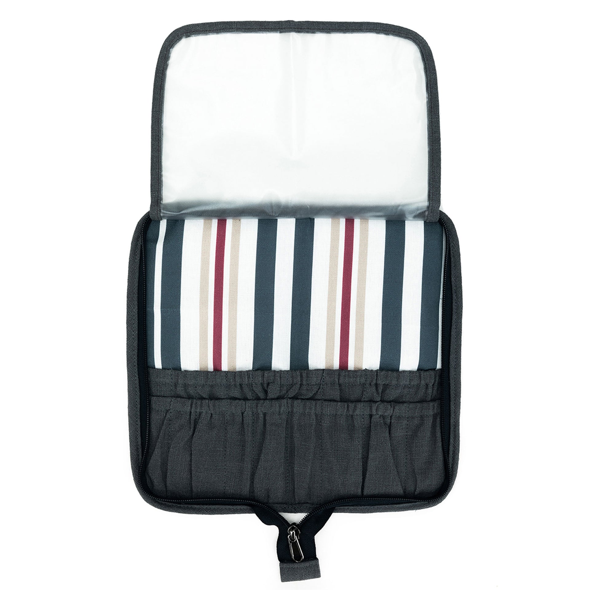 della Q Chicken Boots DPN/Crochet Hook Case - *Linen - Slate - Zoom Image
