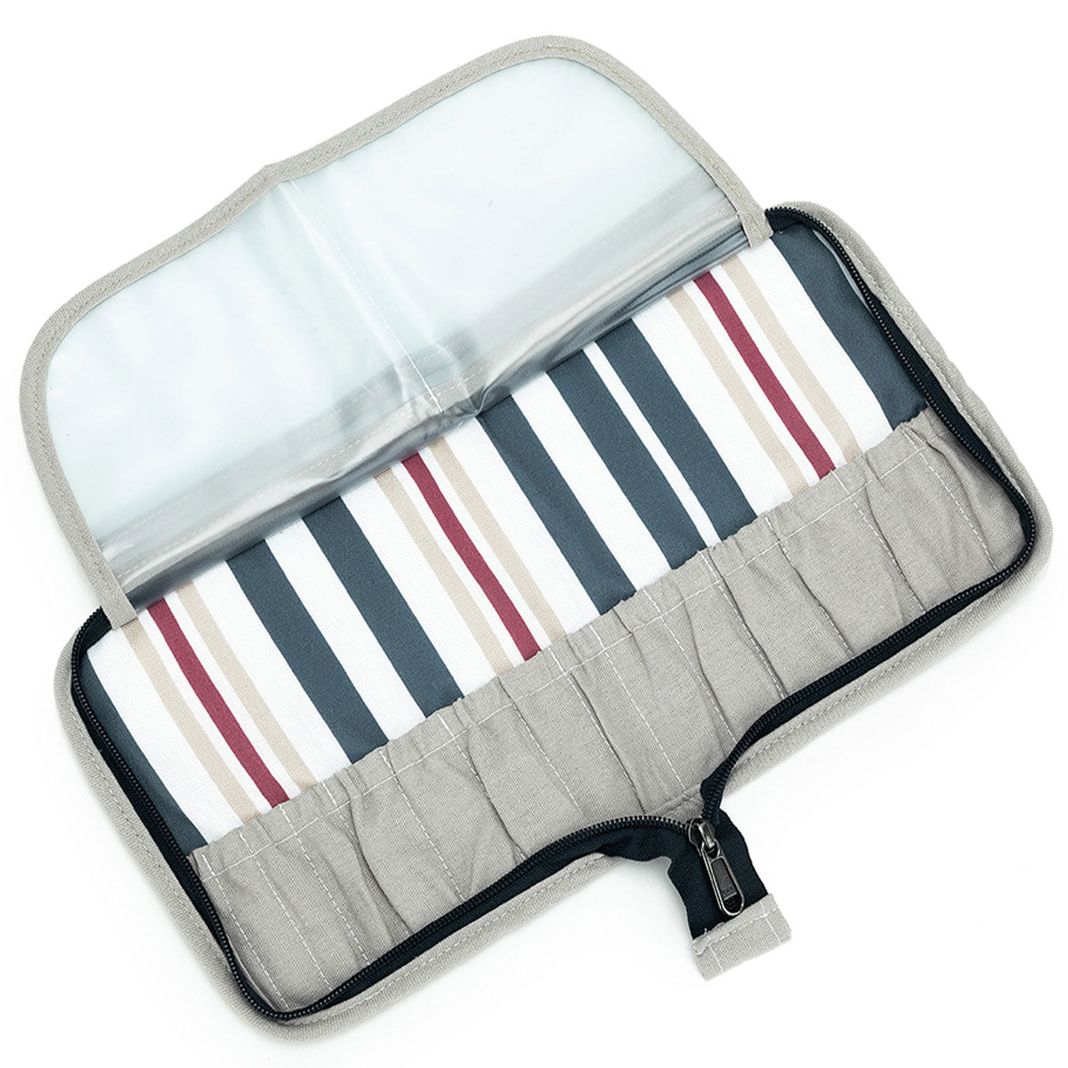 della Q Chicken Boots Interchangeable Needle Case - *Linen - Slate - Extra Image
