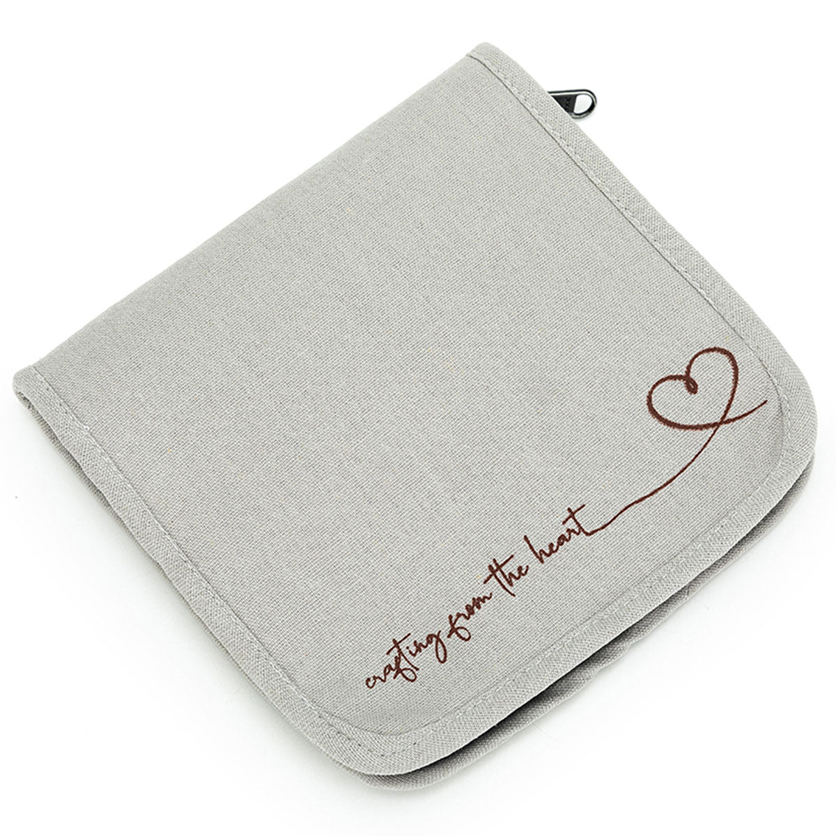 della Q Chicken Boots Interchangeable Needle Case - *Linen - Wine - Extra Image