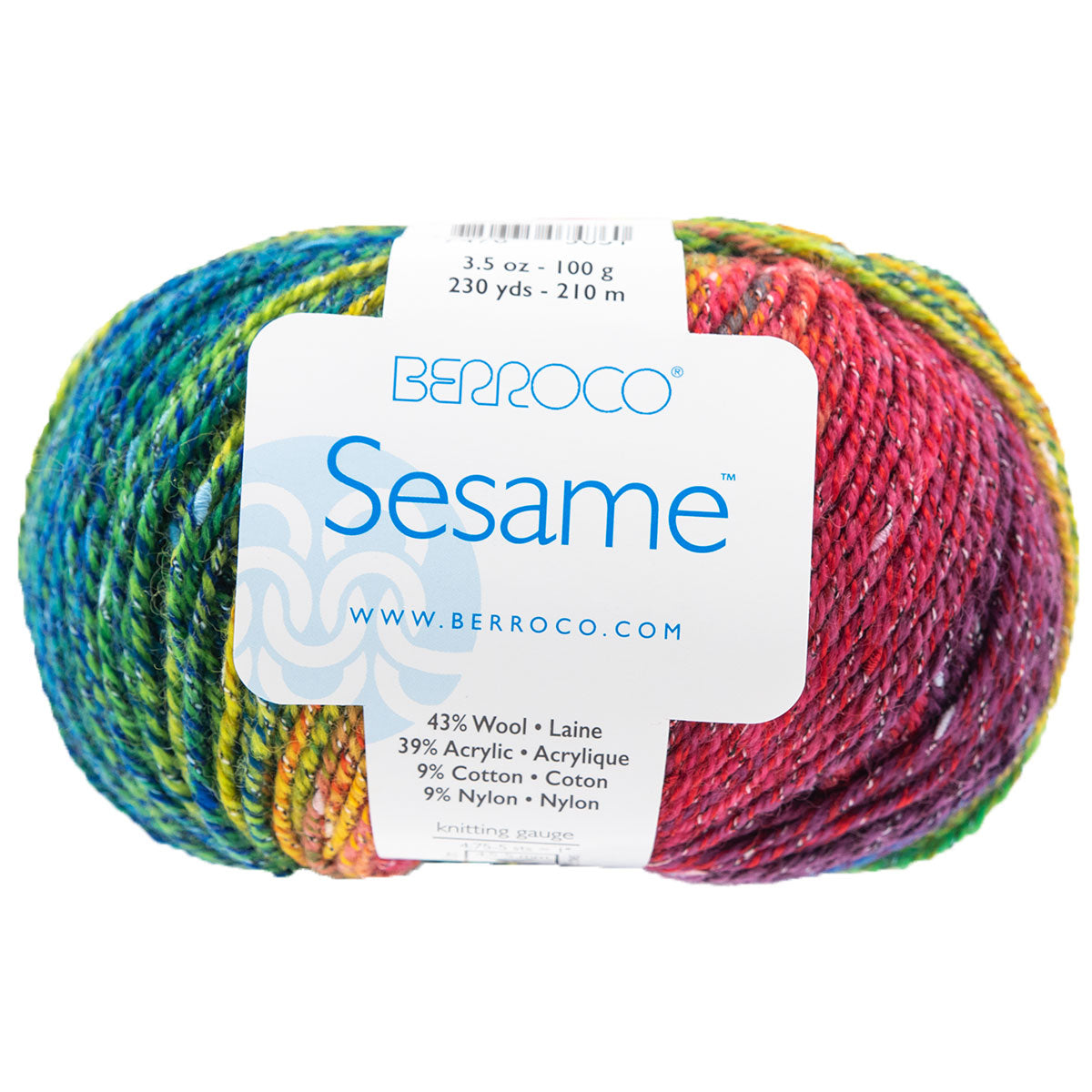 Berroco Sesame Yarn - 7476 Fruit Salad - Extra Image
