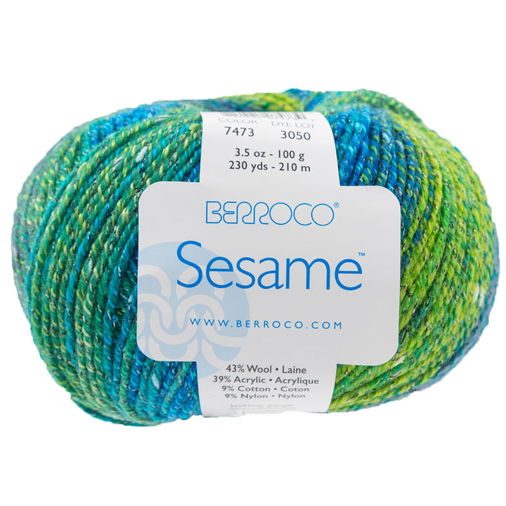 Berroco Sesame Yarn - 7473 Lime Rickey - Extra Image