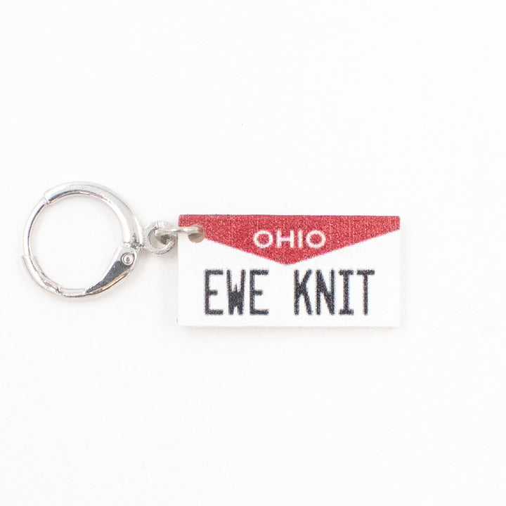 Jimmy Beans Wool State Stitch Markers - Ohio - Extra Image