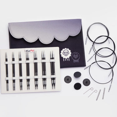 KnitPro Karbonz Interchangeable Sets - Midi Set - 5" - Zoom Image