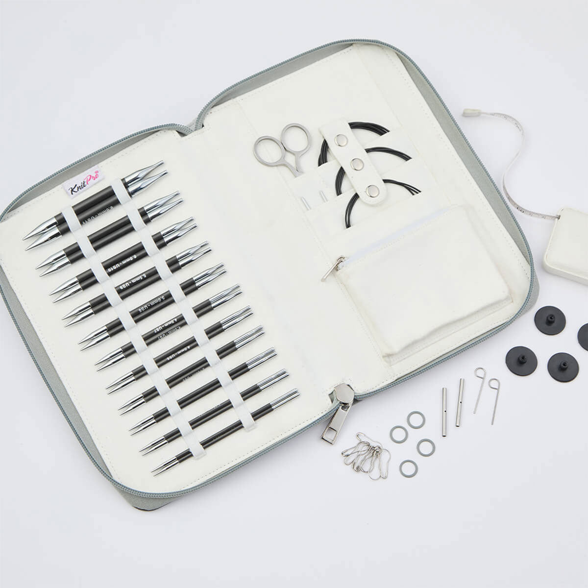 KnitPro Karbonz Interchangeable Sets - Regal Set - 5" - Extra Image
