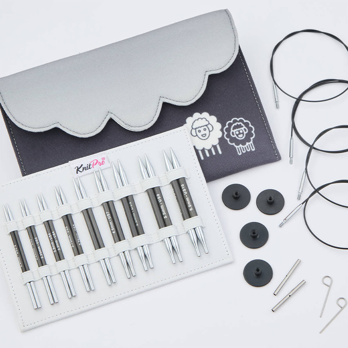 KnitPro Karbonz Interchangeable Sets - Deluxe Set - Special 4" - Extra Image
